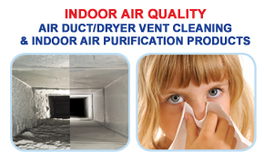 We Offer Air Duct Cleaning